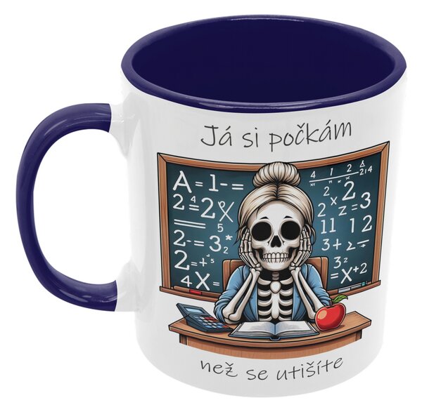 Čekání na ticho #1 | keramický hrnek 330ml, různé barvy - Růžová světlá