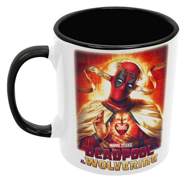 Marvel Jesus | keramický hrnek 330ml, různé barvy - Černá