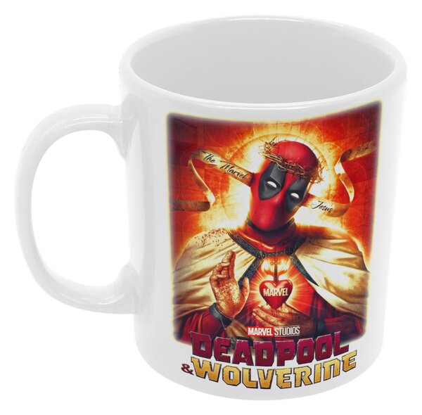 Marvel Jesus | keramický hrnek 330ml, různé barvy - Černá