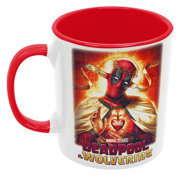 Marvel Jesus | keramický hrnek 330ml, různé barvy - Červená