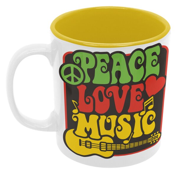 Hippies Legacy | keramický hrnek 330ml, různé barvy - Černá