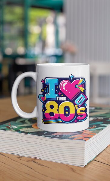 I Love 80s | keramický hrnek 330ml