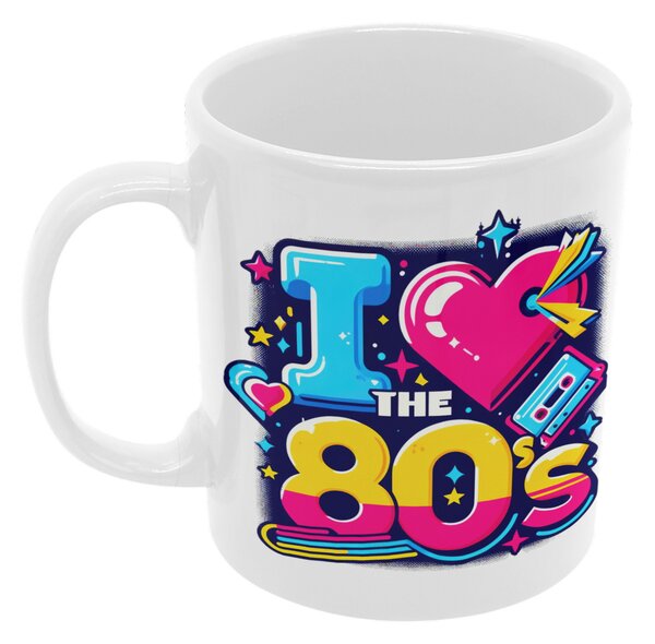 I Love 80s | keramický hrnek 330ml