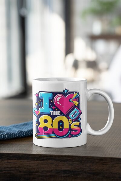 I Love 80s | keramický hrnek 330ml