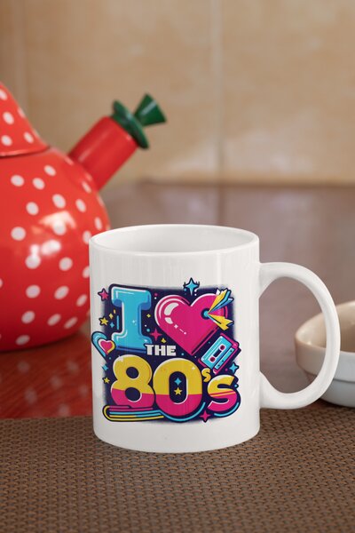 I Love 80s | keramický hrnek 330ml