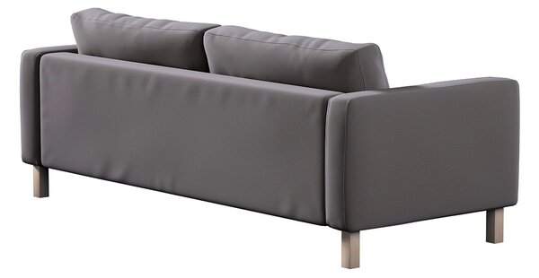 Potah na pohovku IKEA Karlstad 3-místná, nerozkládací, krátký barva hnědá látka sametová