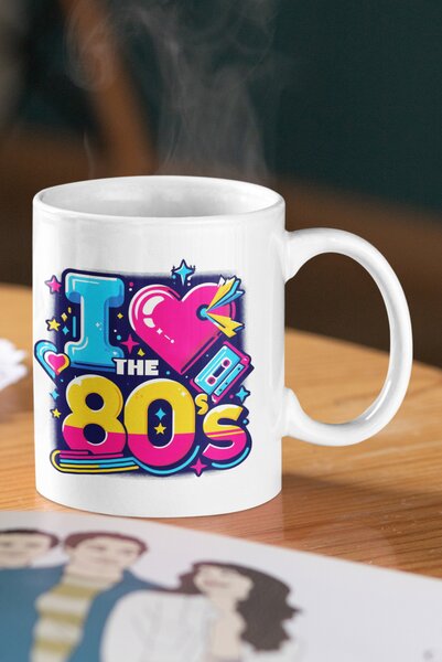 I Love 80s | keramický hrnek 330ml