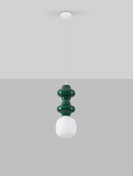 Jasper-bílý designový lustr Clio