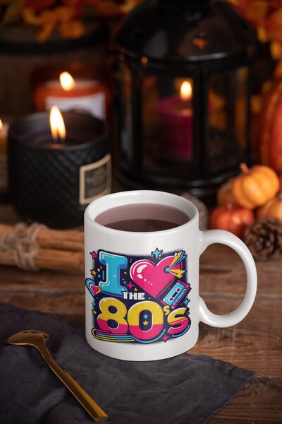 I Love 80s | keramický hrnek 330ml
