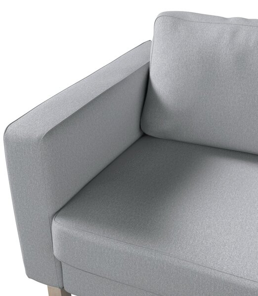 Potah na pohovku IKEA Karlstad 3-místná, nerozkládací, krátký barva šedá látka pletený vzor