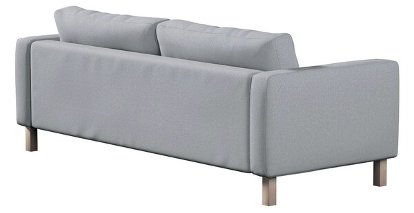 Potah na pohovku IKEA Karlstad 3-místná, nerozkládací, krátký barva šedá látka pletený vzor