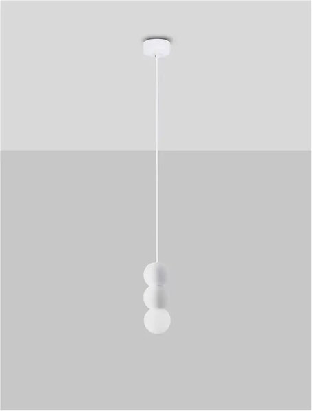 LED bílý moderní lustr Zero – Bílá