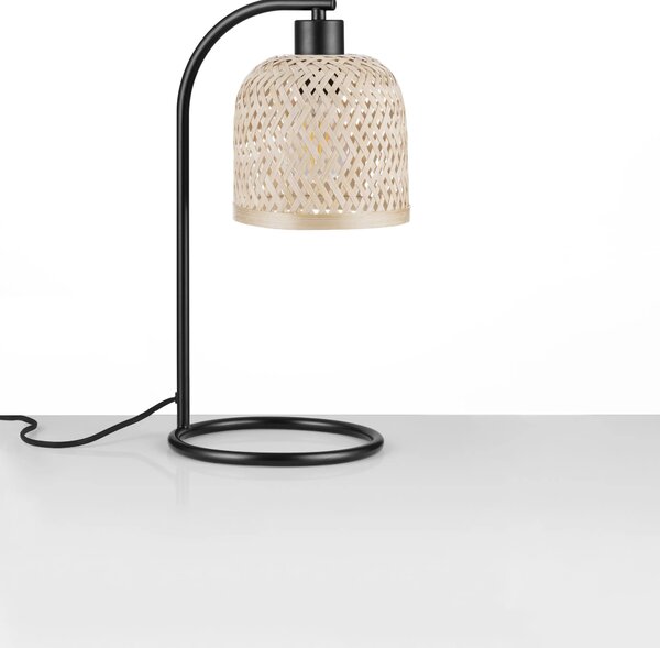 LED přírodně-černá stolní lampa Intra