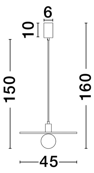 LED červený designový lustr Vrahos