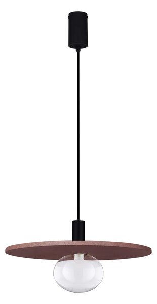 LED červený designový lustr Vrahos