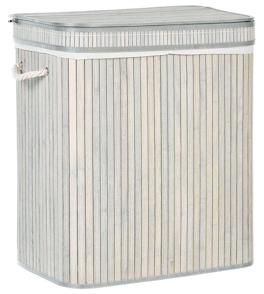 Koš na prádlo KALTHOTA Bambus Šedá 100 L