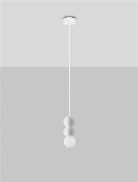 LED bílý moderní lustr Zero – Bílá