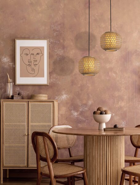 LED černý moderní lustr Asma – Černá