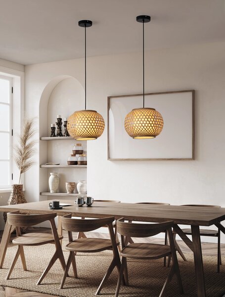 LED černé moderní lustr Asma 150 – Černá