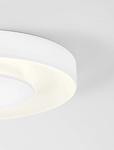 LED stmívatelné bílé designové stropní svítidlo Pada – Bílá