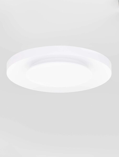 LED stmívatelné bílé moderní stropní svítidlo Pada – Bílá