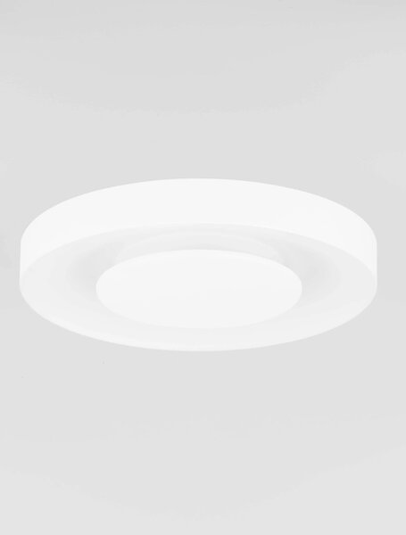 LED stmívatelné bílé designové stropní svítidlo Pada – Bílá
