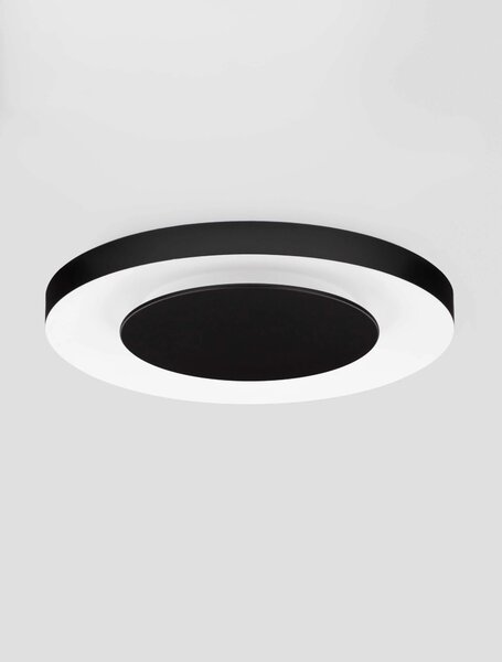 LED stmívatelné černo-bílé moderní stropní svítidlo Pada – Černá