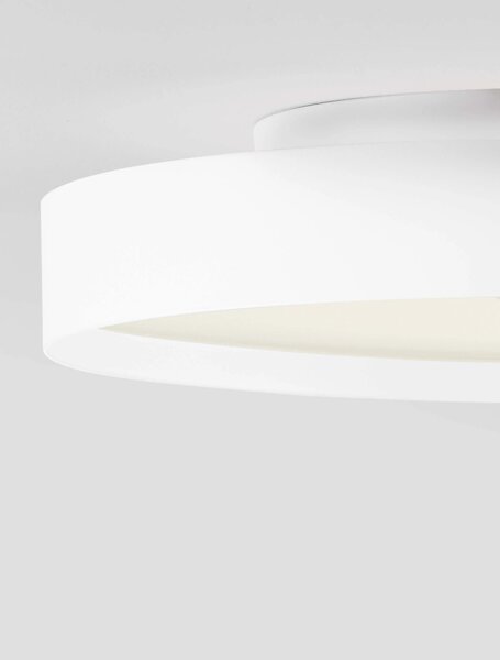 LED stmívatelné bílé moderní stropní svítidlo Roi – Bílá