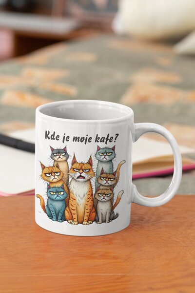 Kde je moje kafe | keramický hrnek 330ml