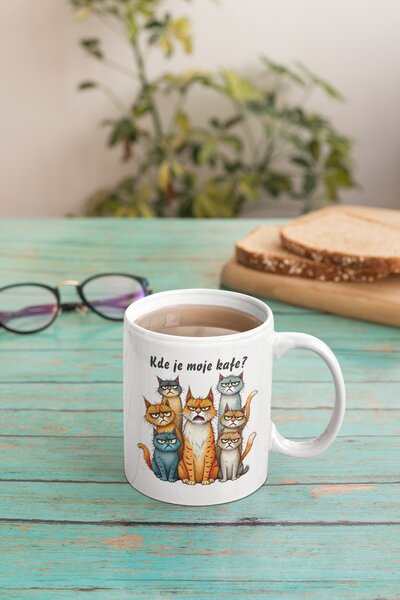 Kde je moje kafe | keramický hrnek 330ml
