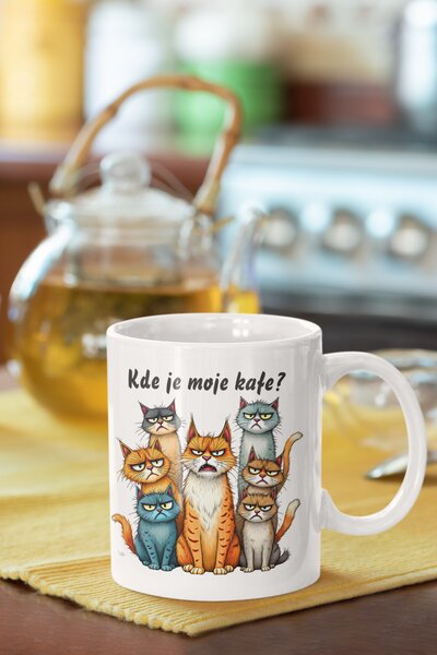 Kde je moje kafe | keramický hrnek 330ml