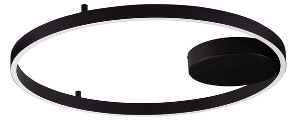 LED stmívatelné černé designové stropní svítidlo Hedra 60W – Černá