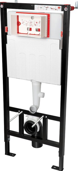 Deante Easy Lock, podomítkový WC modul pro závěsné mísy s odvodem pachů 510x1120 mm, černá, CSTKWC01