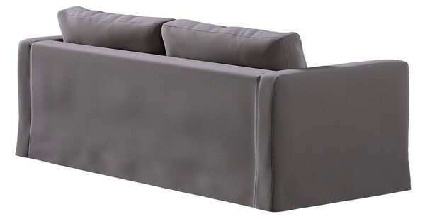 Potah na pohovku IKEA Karlstad 3-místná, nerozkládací, dlouhý barva hnědá látka sametová