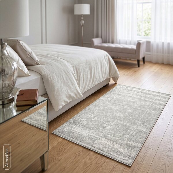 Koberec Elba3, 60x100 cm, světle šedý