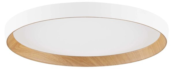 LED stmívatelné dřevěné designové stropní svítidlo Vomos – Hnědá