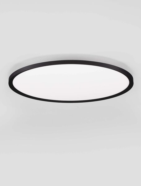 LED stmívatelné černé moderní stropní svítidlo Aoton 55W – Černá