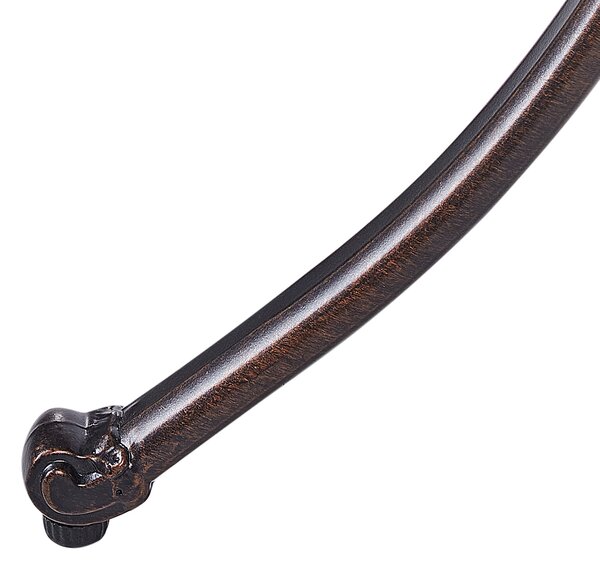 Bistro stolek ANDALO 68 cm 68 cm Kov Hnědá