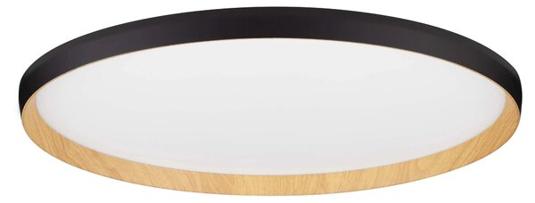 LED stmívatelné černé designové stropní svítidlo Vomos – Černá