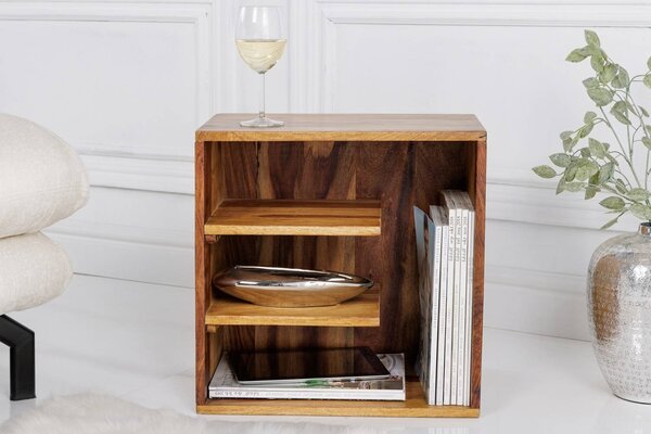 Designový odkládací stolek Louis 43 cm Sheesham