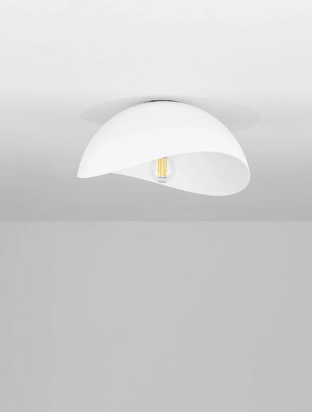 LED bílé moderní stropní svítidlo Opsi 40 – Bílá