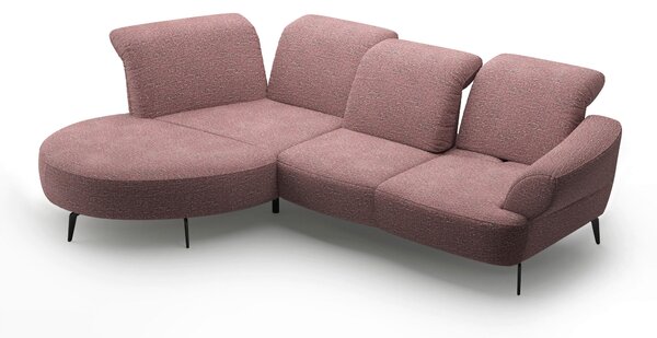 ROHOVÁ SEDAČKA, textil, lilková Sit & More - Sedací soupravy, Online Only