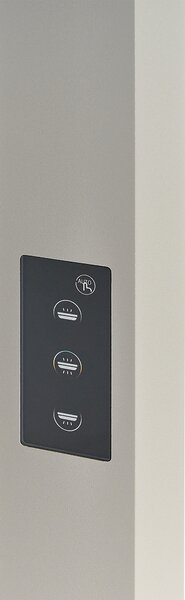 LED stojací lampa MENSA se senzorem pohybu Kov Stříbrná