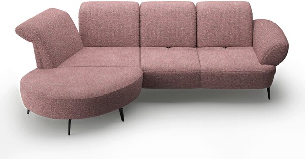 ROHOVÁ SEDAČKA, textil, lilková Sit & More - Sedací soupravy, Online Only