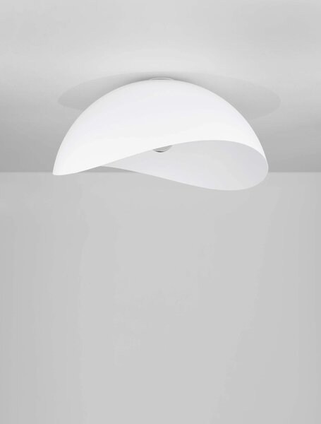 LED bílé designové stropní svítidlo Opsi – Bílá