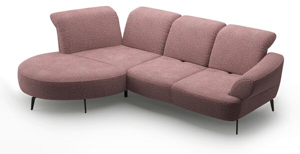 ROHOVÁ SEDAČKA, textil, lilková Sit & More - Sedací soupravy, Online Only