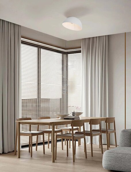 LED bílé designové stropní svítidlo Gea – Bílá