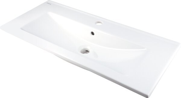 Deante Tubo, keramické umyvadlo na zapuštění 815x360x140 mm, bílá lesklá, DEA-CTU_638M