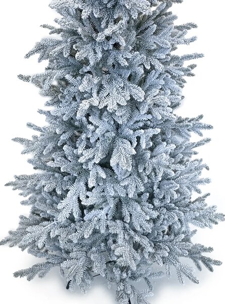Umělý vánoční stromeček Aspen 240 cm se sněhem – slim model 100% PE - 231 - 260 cm - So snehom - 91 do 110cm