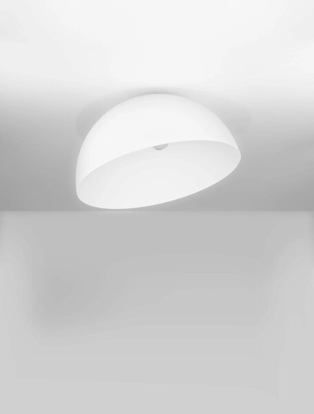 LED bílé designové stropní svítidlo Gea – Bílá
